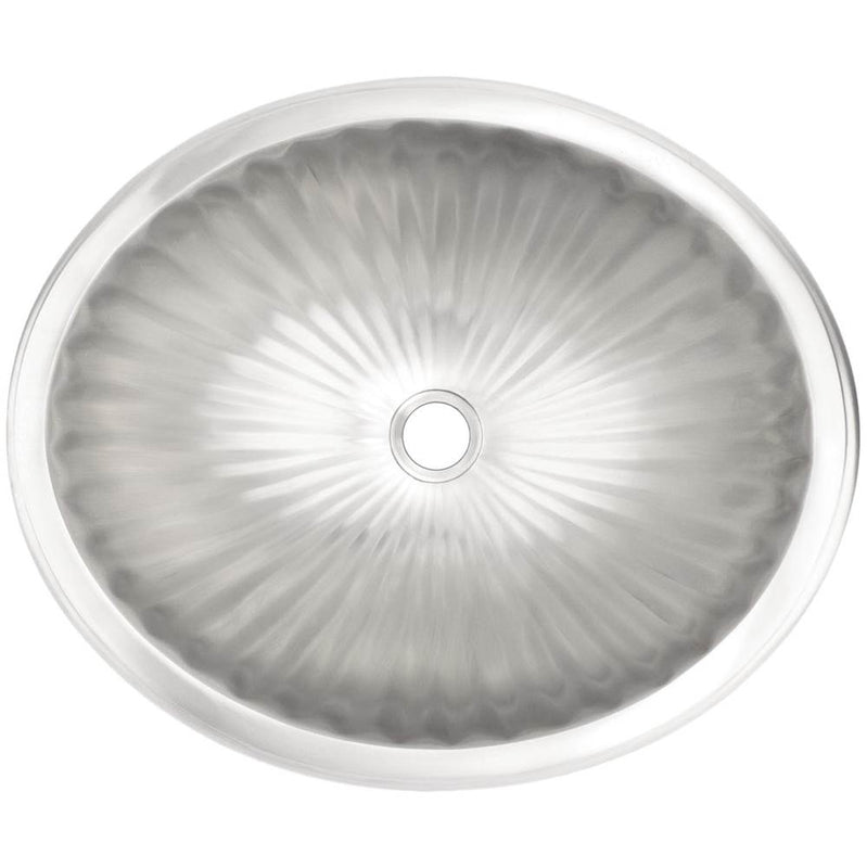Linkasink BR006 Bronze Oval Fluted