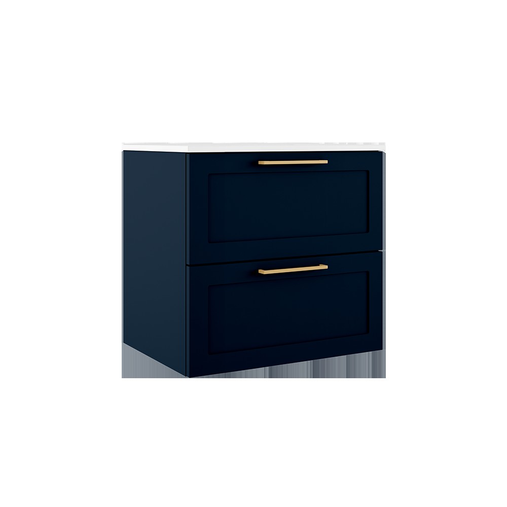 ICO Bath Rhythm Two Drawer Wall-Mounted Vanity