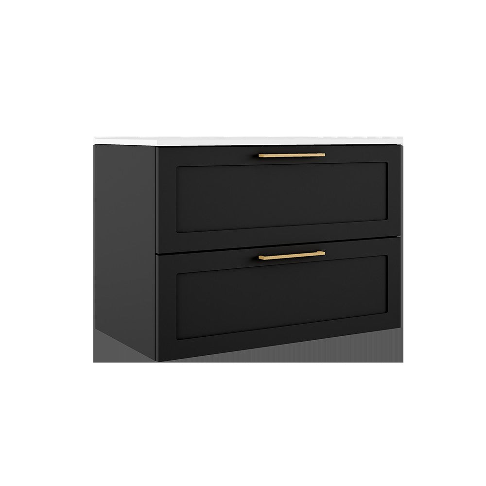 ICO Bath Rhythm Two Drawer Wall-Mounted Vanity