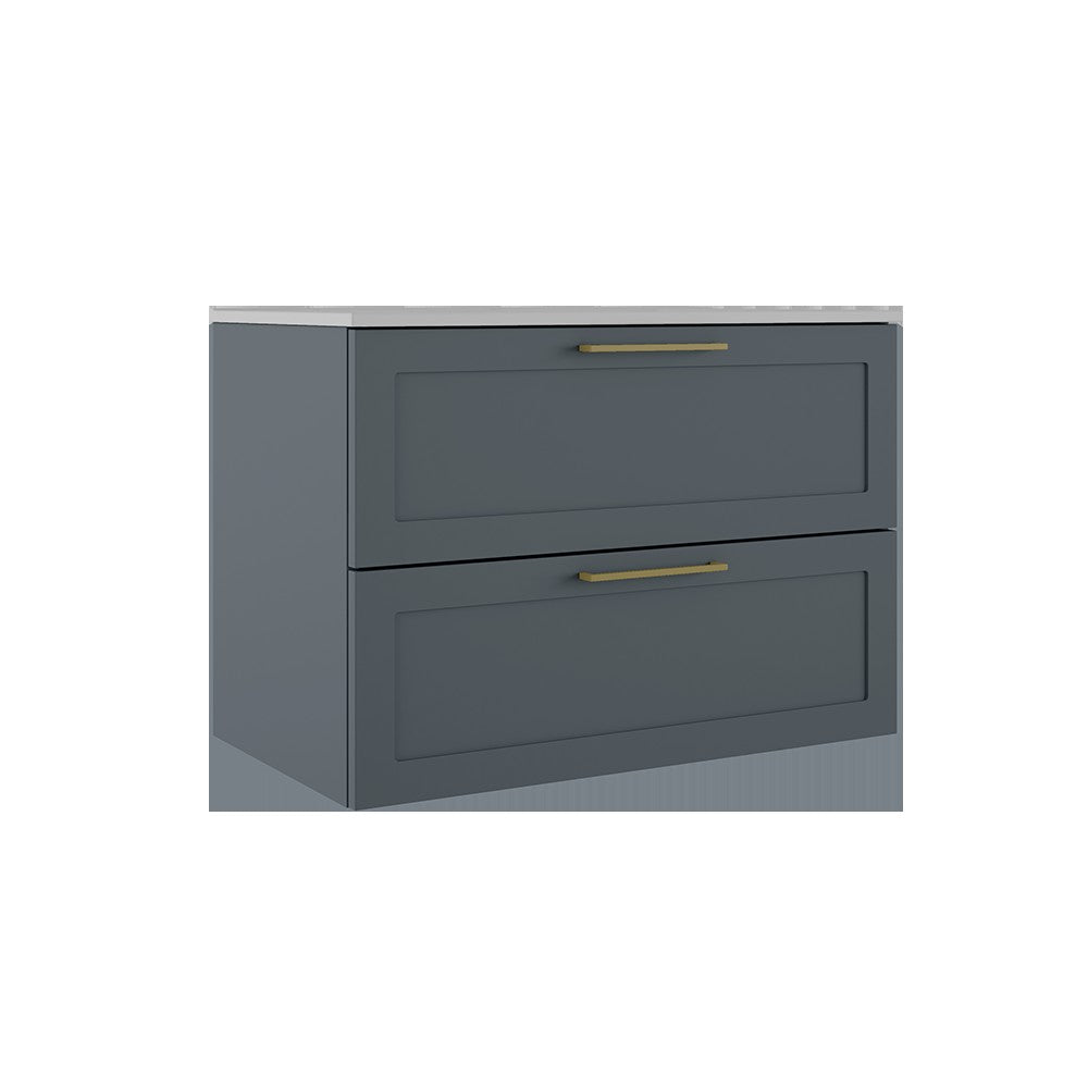 ICO Bath Rhythm Two Drawer Wall-Mounted Vanity