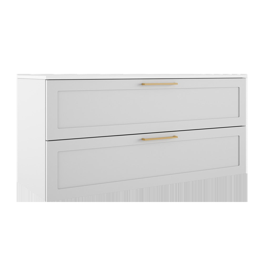 ICO Bath Rhythm Two Drawer Wall-Mounted Vanity