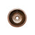 Premier 14" Hammered Copper Bar Sink/2" Drain BR14DB2