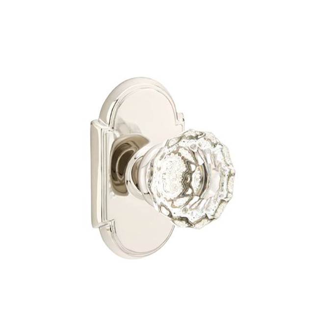 Emtek 8208AS Privacy , No.8 Rosette , Astoria Crystal Knob - Parent