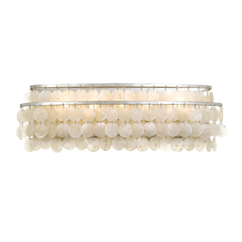 Crystorama BRI-3005-SA Brielle 5 Light Bathroom Vanity - Antique Silver