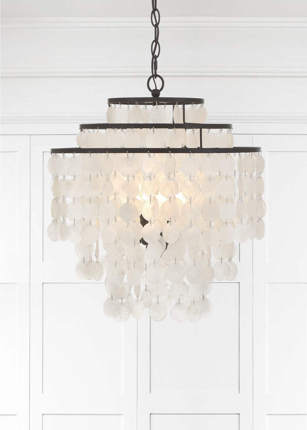 Crystorama BRI-3008 Brielle 4 Light Chandelier