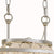 Crystorama BRI-3009-SA Brielle 6 Light Linear Chandelier - Antique Silver