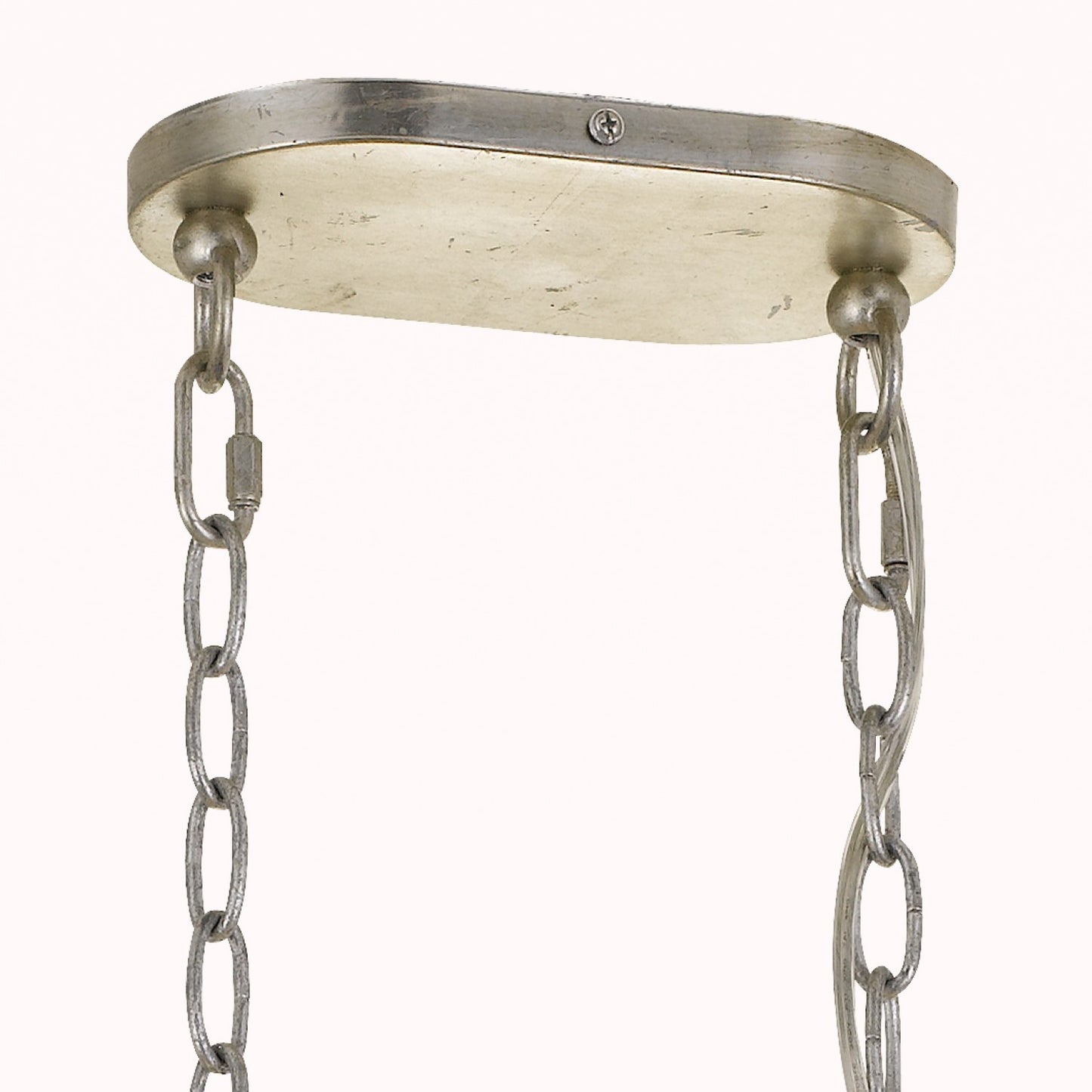 Crystorama BRI-3009-SA Brielle 6 Light Linear Chandelier - Antique Silver