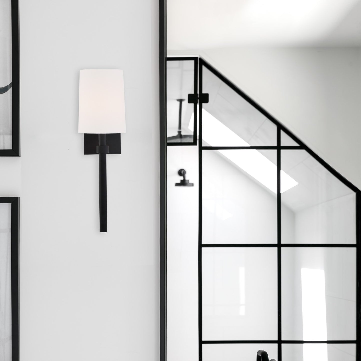 Crystorama BRO-451 Bromley 1 Light Antique Wall Mount