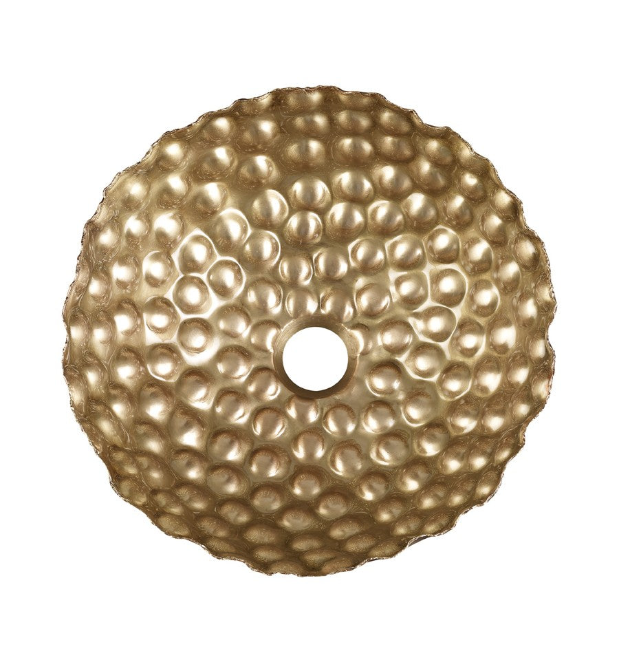 Thompson Traders BRV-14ASG Limited Editions Bath Palla Round Handcrafted Vessel Sink Antique Satin Gold