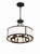 Crystorama BRY-8004-BF Bryant 4 Light Chandelier - Black Forged