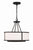 Crystorama BRY-8004-BF Bryant 4 Light Chandelier - Black Forged