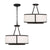 Crystorama BRY-8004-BF Bryant 4 Light Chandelier - Black Forged