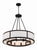 Crystorama BRY-8008-BF Bryant 8 Light Chandelier - Black Forged