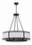 Crystorama BRY-8008-BF Bryant 8 Light Chandelier - Black Forged