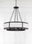 Crystorama BRY-8008-BF Bryant 8 Light Chandelier - Black Forged