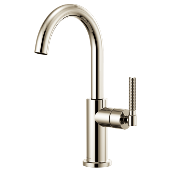 Brizo 61043LF Litze Bar Faucet With Arc Spout and Knurled Handle Kit