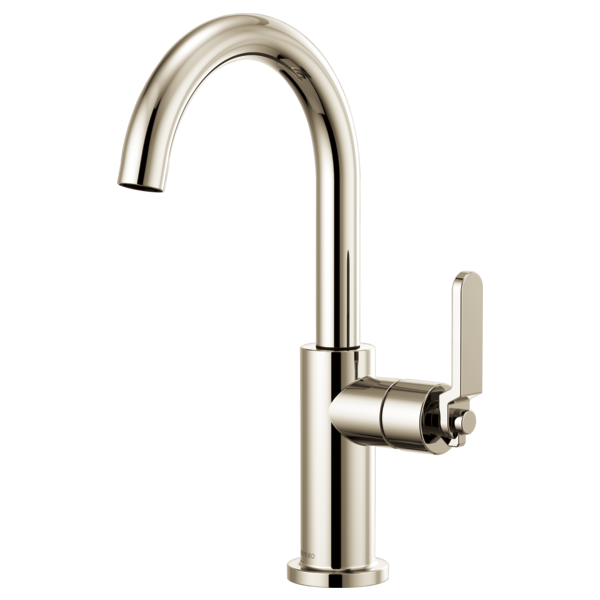Brizo 61044LF Litze Bar Faucet With Arc Spout and Industrial Handle Kit
