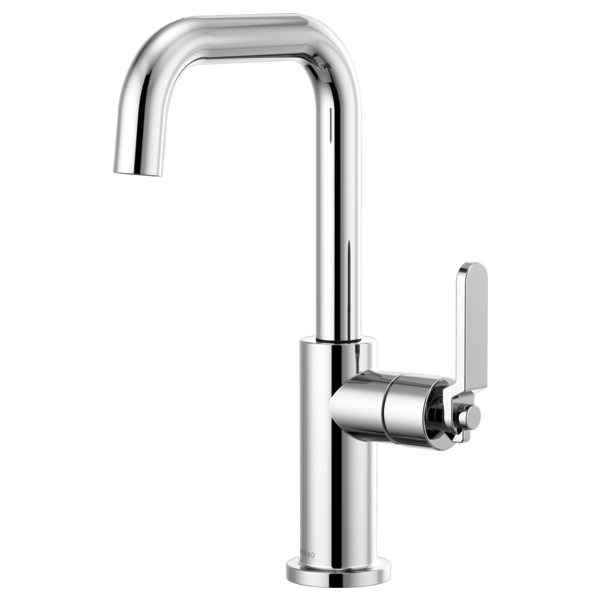 Brizo 61054LF Litze Bar Faucet With Square Spout and Industrial Handle Kit