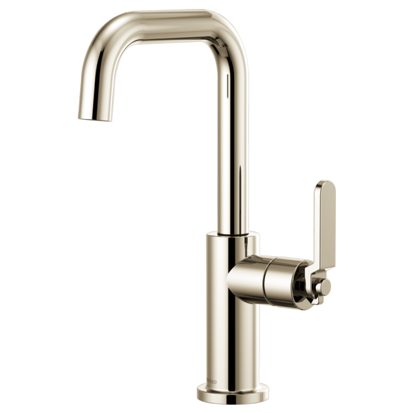 Brizo 61054LF Litze Bar Faucet With Square Spout and Industrial Handle Kit
