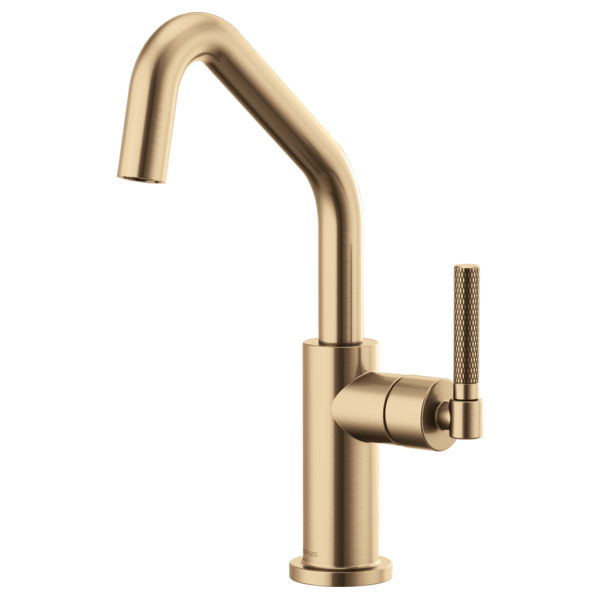 Brizo 61063LF Litze Bar Faucet With Angled Spout and Knurled Handle Kit