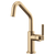 Brizo 61063LF Litze Bar Faucet With Angled Spout and Knurled Handle Kit