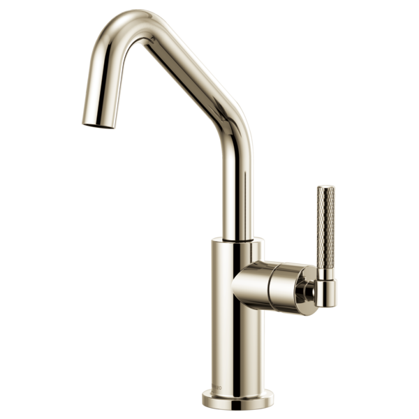 Brizo 61063LF Litze Bar Faucet With Angled Spout and Knurled Handle Kit