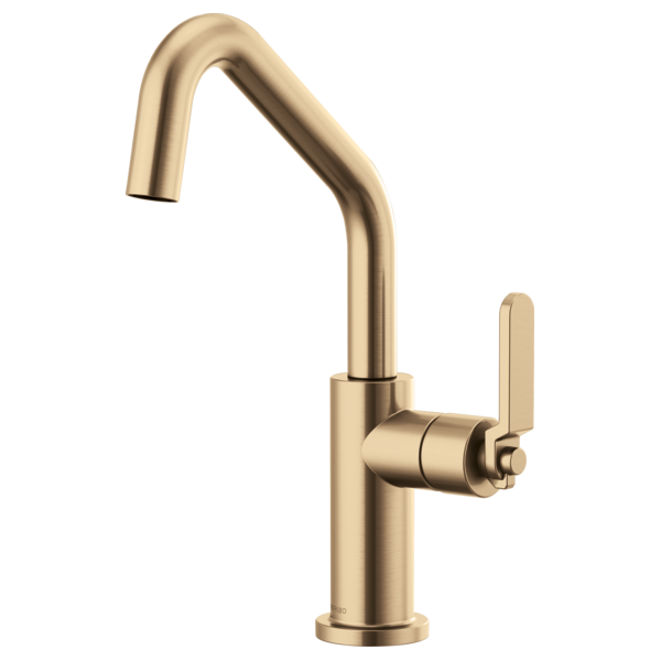 Brizo 61064LF Litze Bar Faucet With Angled Spout and Industrial Handle Kit