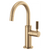 Brizo 61343LF-C Litze Beverage Faucet With Arc Spout and Knurled Handle