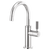 Brizo 61343LF-C Litze Beverage Faucet With Arc Spout and Knurled Handle