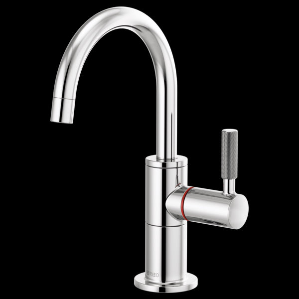 Brizo 61343LF-H Litze Instant Hot Faucet With Arc Spout and Knurled Handle