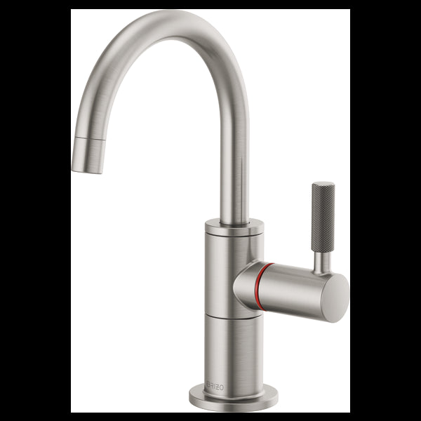 Brizo 61343LF-H Litze Instant Hot Faucet With Arc Spout and Knurled Handle