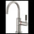 Brizo 61343LF-H Litze Instant Hot Faucet With Arc Spout and Knurled Handle