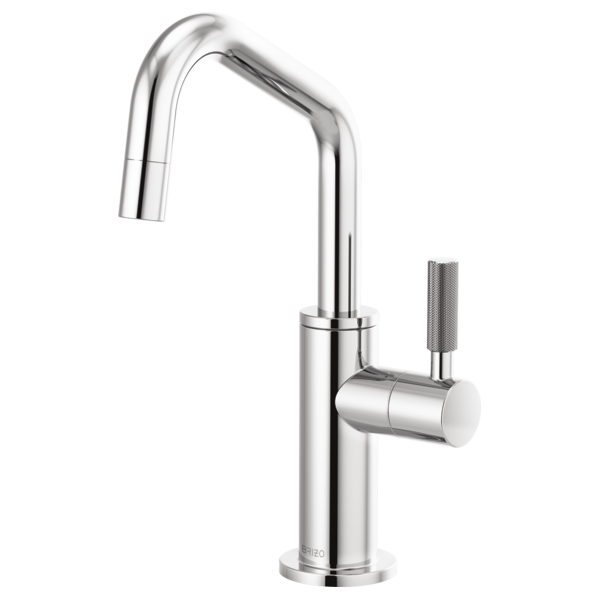Brizo 61363LF-C Litze Beverage Faucet With Angled Spout and Knurled Handle