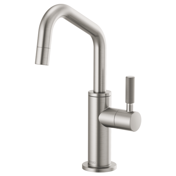 Brizo 61363LF-C Litze Beverage Faucet With Angled Spout and Knurled Handle