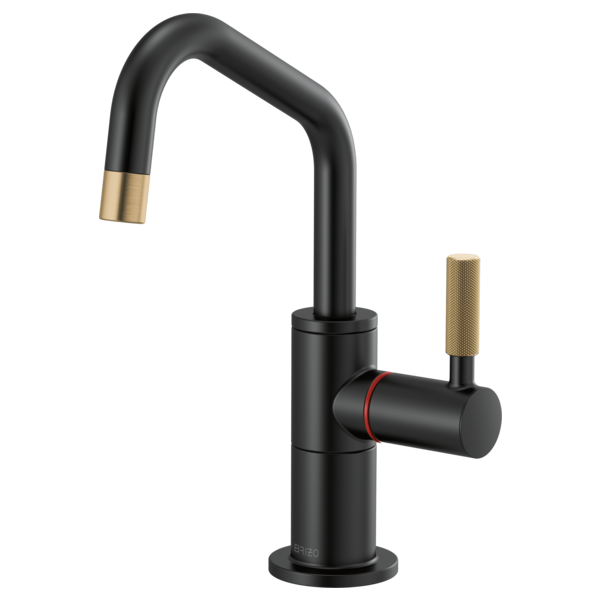 Brizo 61363LF-H Litze Instant Hot Faucet With Angled Spout and Knurled Handle - Parent