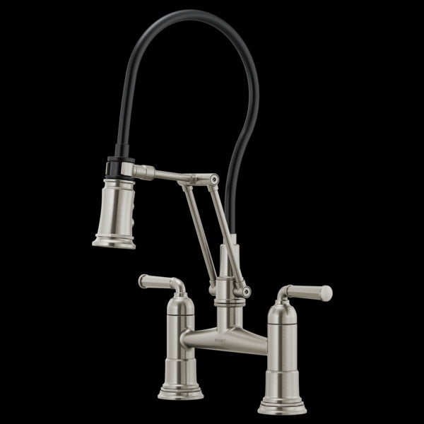 Brizo 62274LF Rook Articulating Bridge Faucet