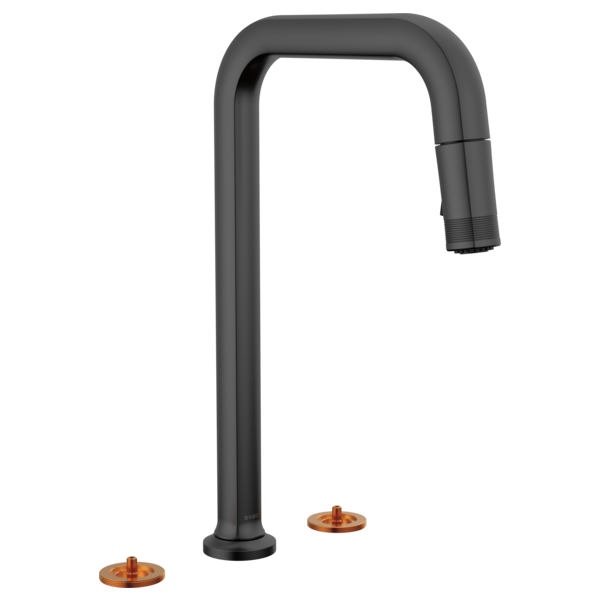 Brizo 62507LF-LHP-L Kintsu Widespread Pull-Down Faucet With Square Spout - Less Handles - Parent