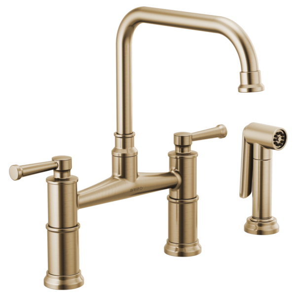 Brizo 62525LF Artesso Bridge Faucet With Side Sprayer