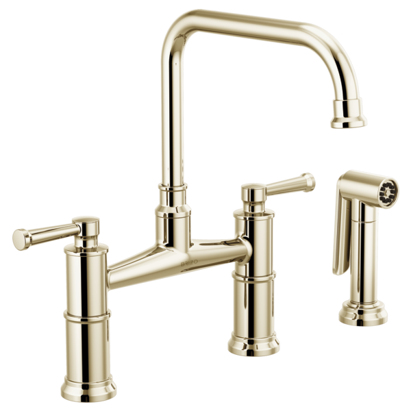 Brizo 62525LF Artesso Bridge Faucet With Side Sprayer