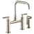 Brizo 62553LF Litze Bridge Faucet With Square Spout and Knurled Handle