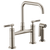Brizo 62553LF Litze Bridge Faucet With Square Spout and Knurled Handle