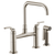 Brizo 62554LF Litze Bridge Faucet With Square Spout and Industrial Handle