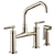 Brizo 62563LF Litze Bridge Faucet With Angled Spout and Knurled Handle