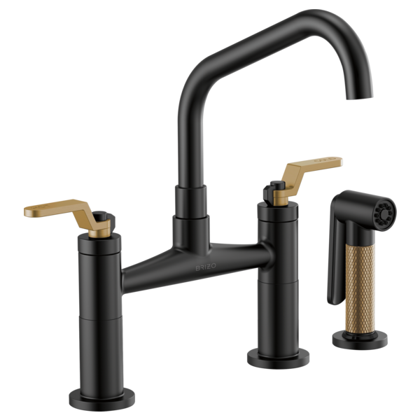 Brizo 62564LF Litze Bridge Faucet With Angled Spout and Industrial Handle - Parent