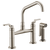 Brizo 62564LF Litze Bridge Faucet With Angled Spout and Industrial Handle
