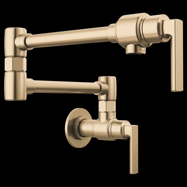 Brizo 62806LF-L Kintsu Wall Mount Pot Filler With Lever Handle