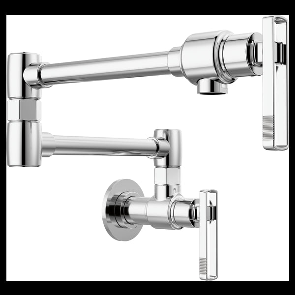 Brizo 62807LF-L Kintsu Wall Mount Pot Filler With Knob Handle