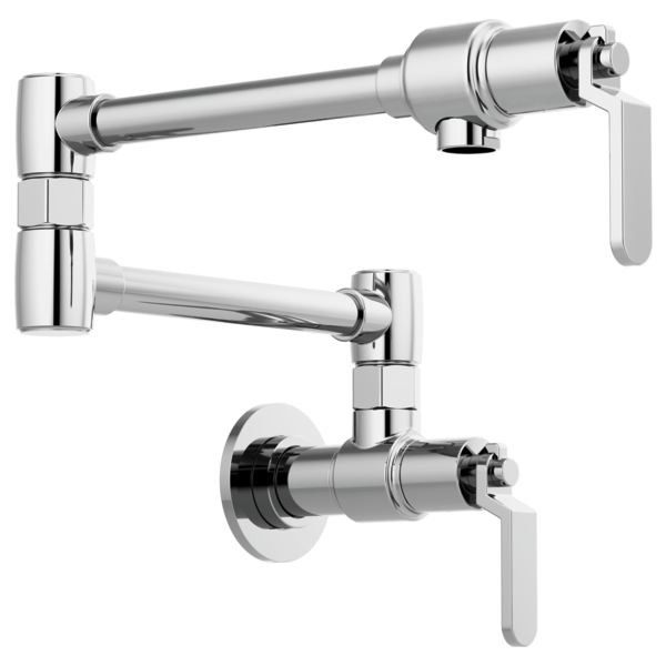 Brizo 62844LF Litze Wall Mount Pot Filler With Industrial Handle Kit