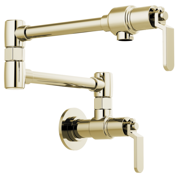 Brizo 62844LF Litze Wall Mount Pot Filler With Industrial Handle Kit