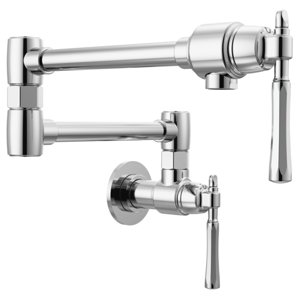 Brizo 62858LF The Tulham Kitchen Collection By Wall Mount Pot Filler